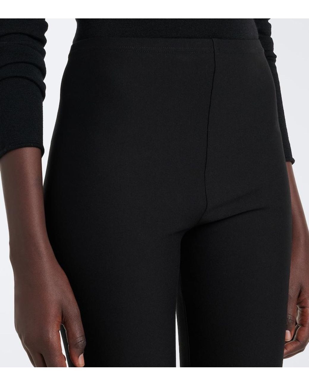 The Row Black Gael Skinny Pants