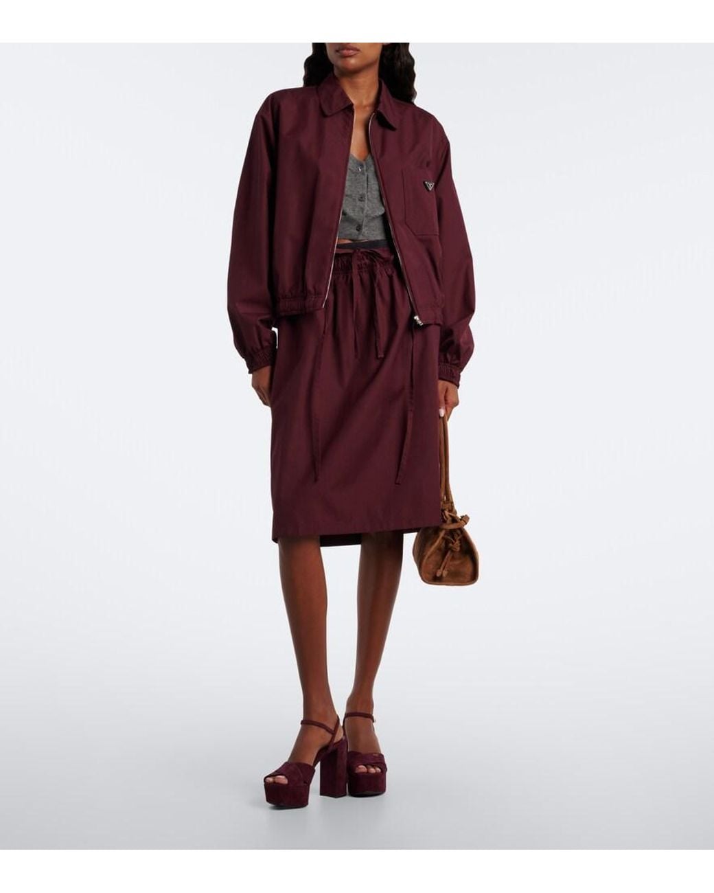 Sandali di Prada in Purple