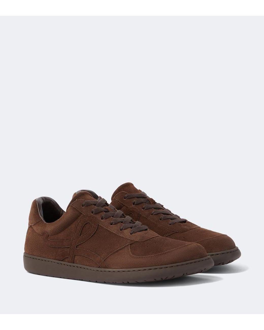 Loewe Brown Jambo Suede Sneakers for men