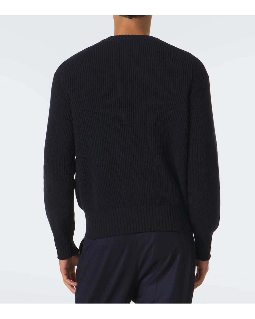 STÒFFA Blue Cashmere Sweater for men