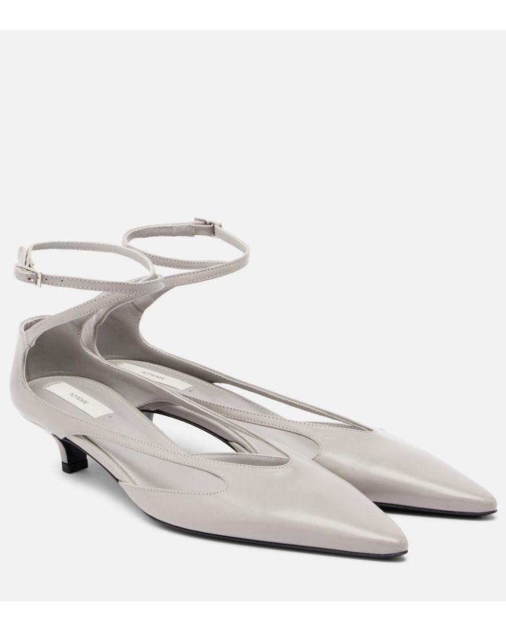 Totême White Leather Pumps