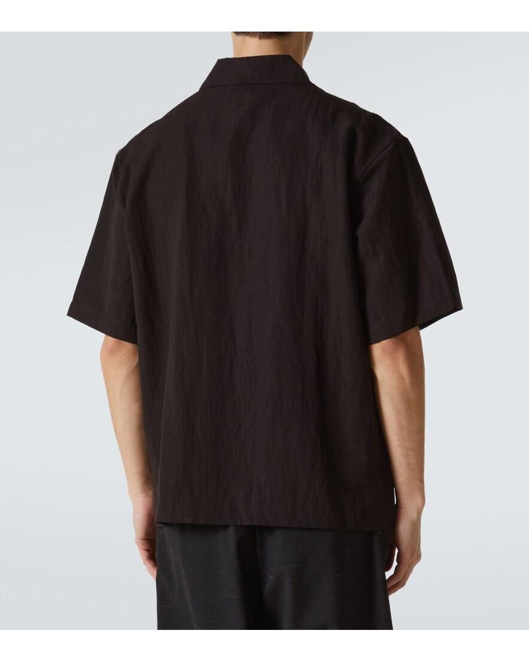 Commas Besticktes Oversize-Hemd Reflection in Black für Herren