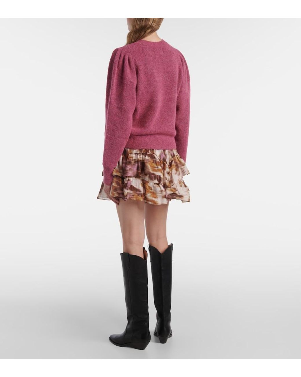 Isabel Marant Pink Alpaca-Blend Sweater