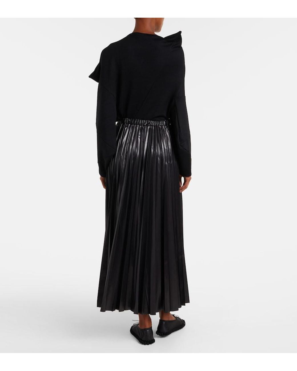 Gonna Lunga di Junya Watanabe in Black
