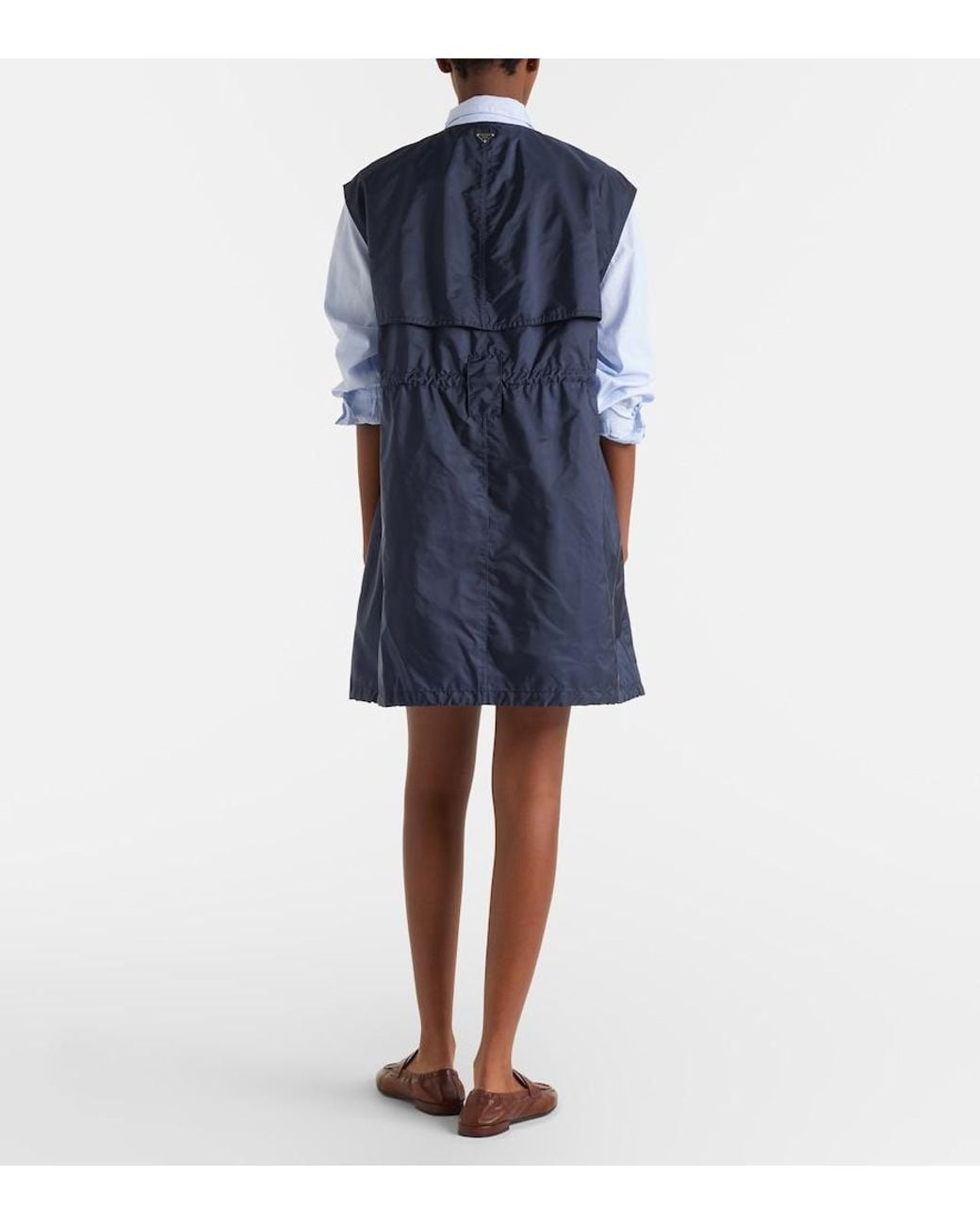 Prada Blue Re-Nylon Minidress