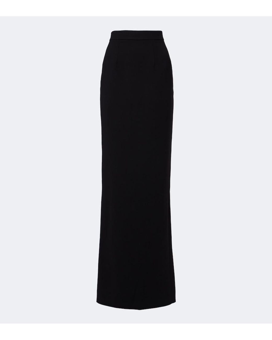 The New Arrivals Ilkyaz Ozel Black Zada Maxi Skirt