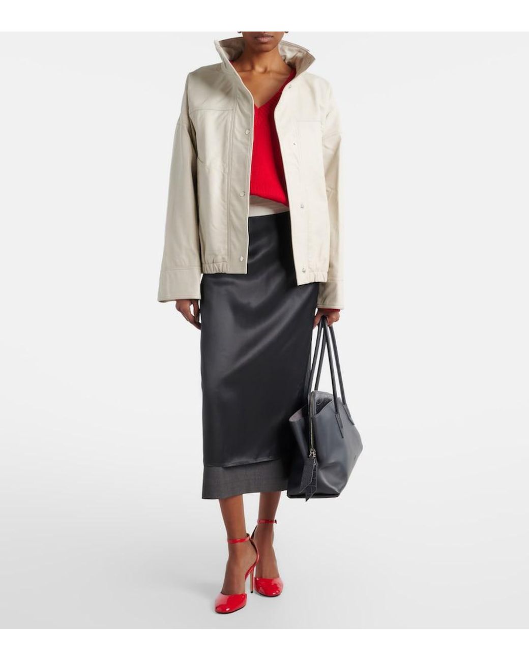Bomber di Rohe in White
