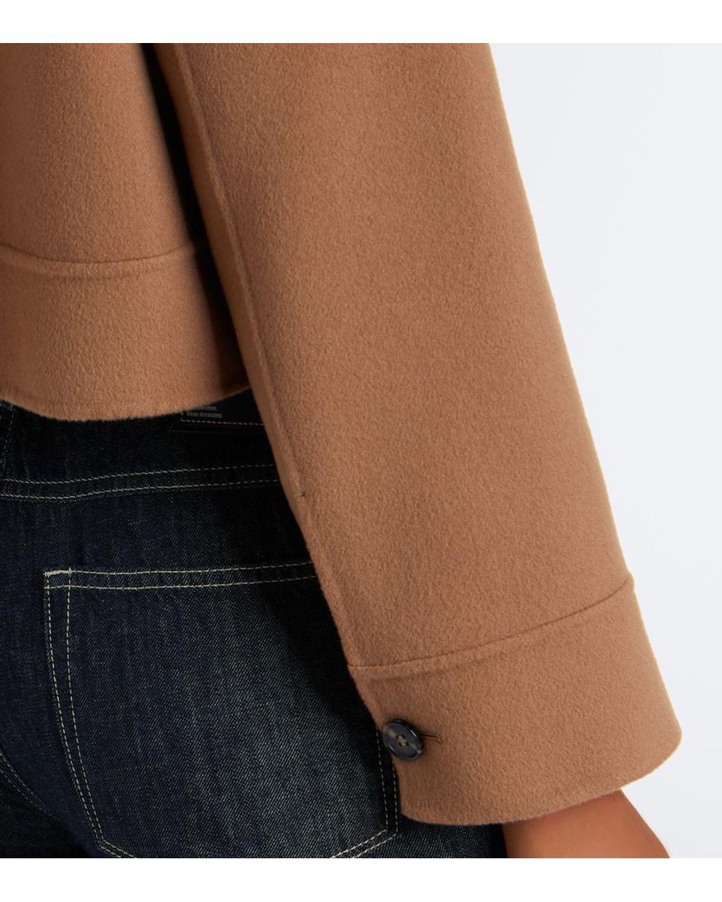 Max Mara Brown Virgin Wool Jacket