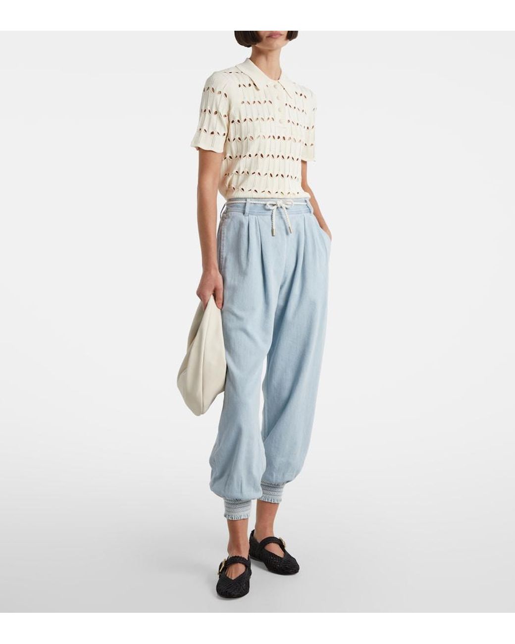Zimmermann Blue Ascension Tapered Jeans