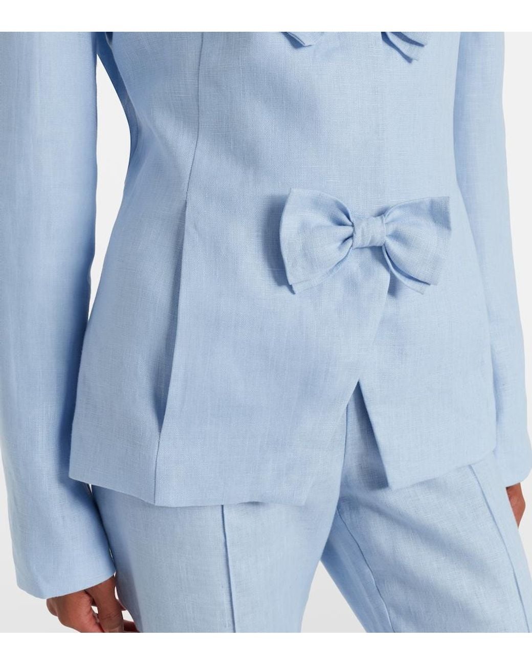 Posse Blue Harper Linen Jacket