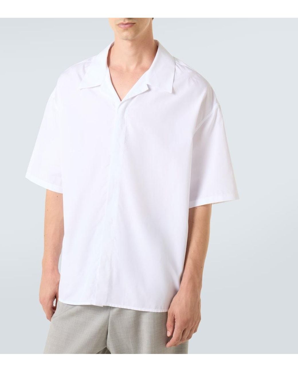 Camicia Bowling di Loewe in White da Uomo