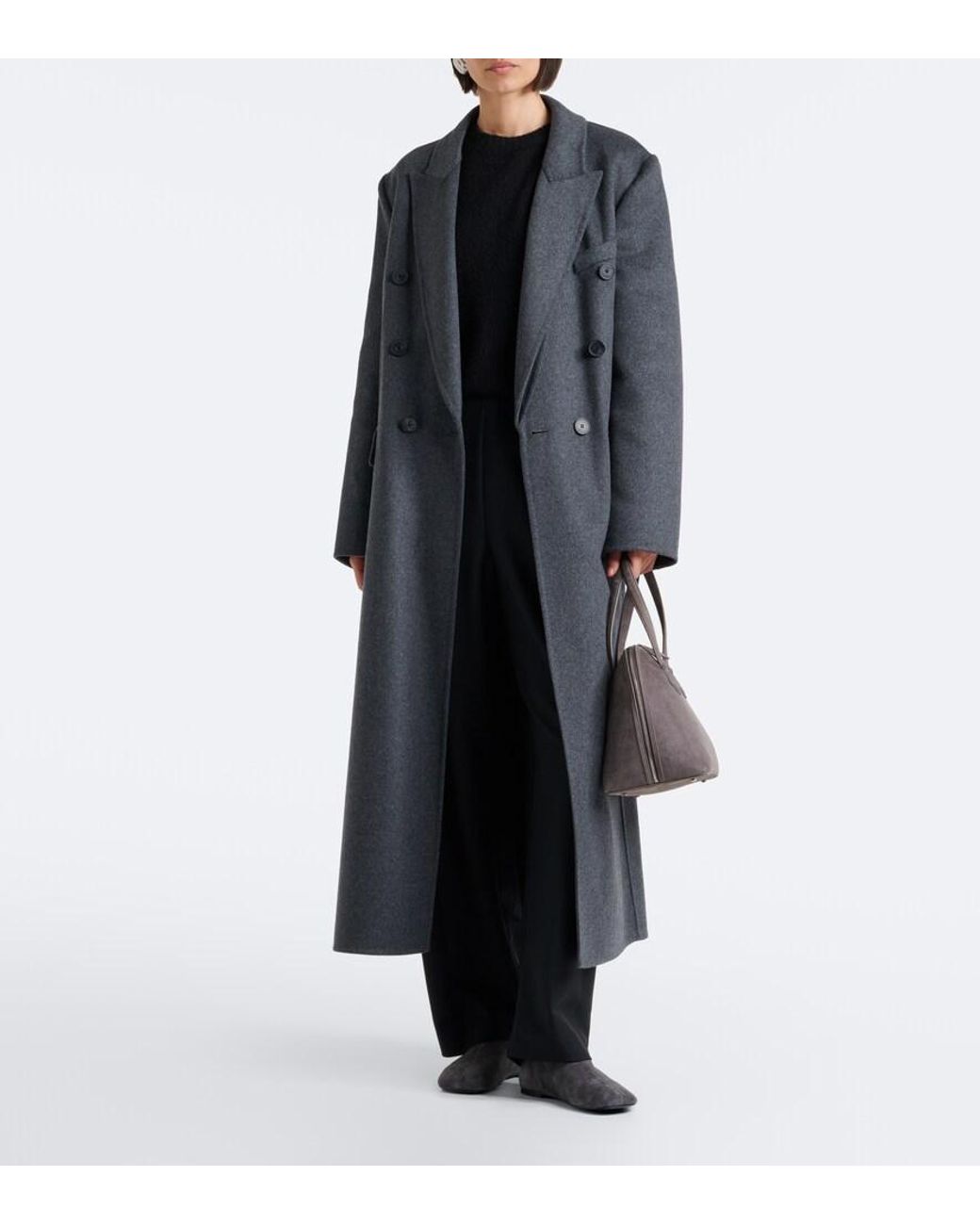 A.Emery Gray Harnick Suede Top Handle Bag