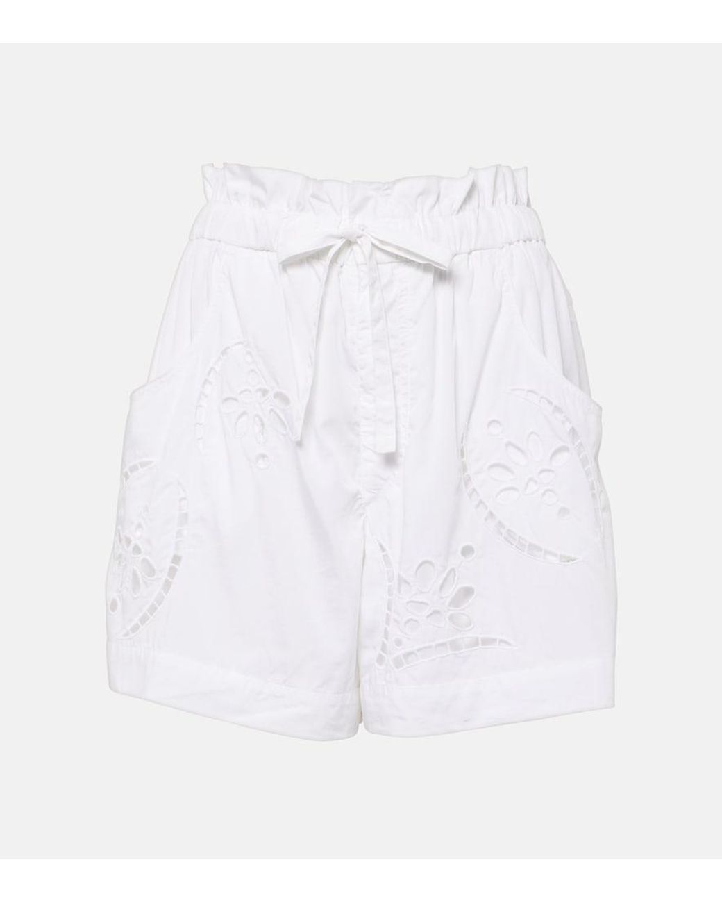 Isabel Marant White Modal Blend Hidea Shorts