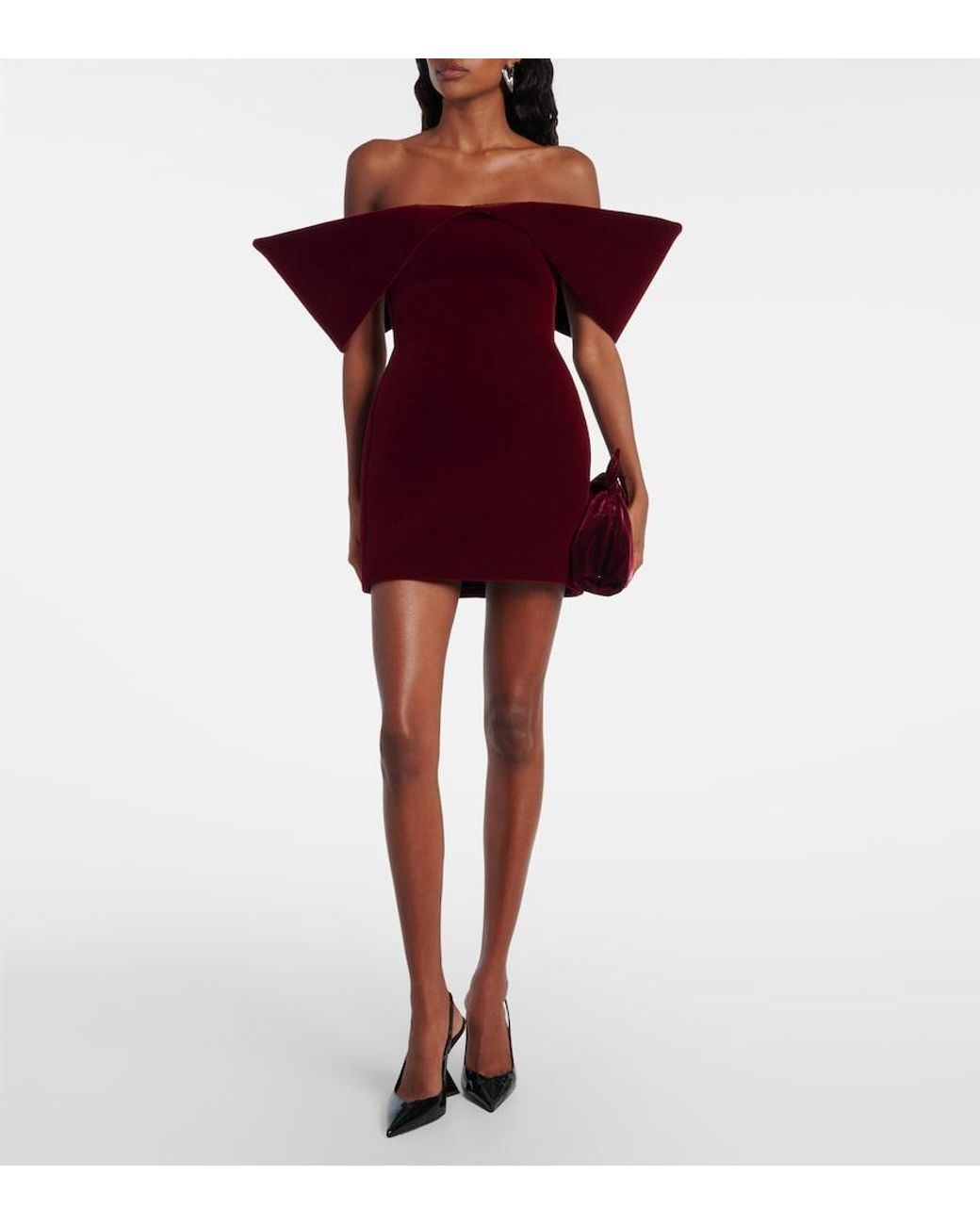 burgundy dress fitted True Form Midi 27 Most Flattering Satin in Size 0 MoonShine NM SIZE:9.5