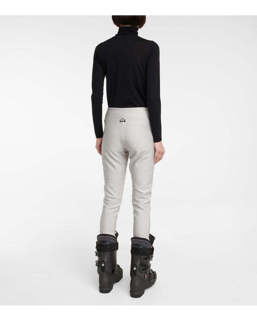 Jet Set Gray Pegaso High-Rise Slim Ski Pants