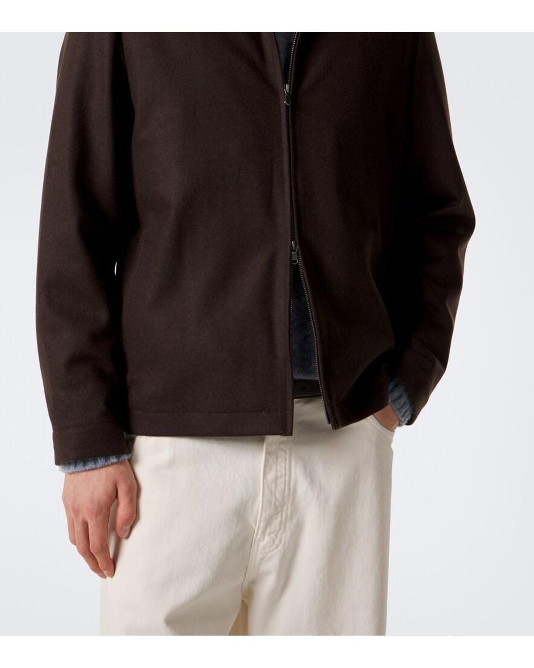 Sunspel Black Wool Jacket for men