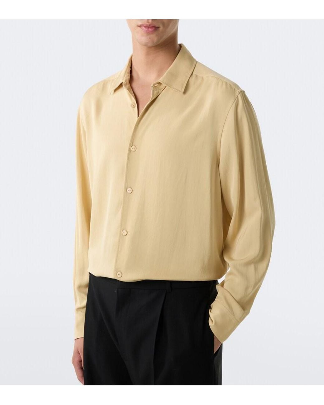 The Row Natural Victor Silk Shirt for men