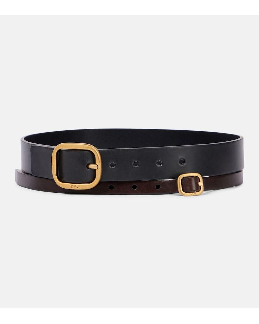 【Loewe】 Multi leather belt Loewe Multi Leather Belt in Black | Lyst
