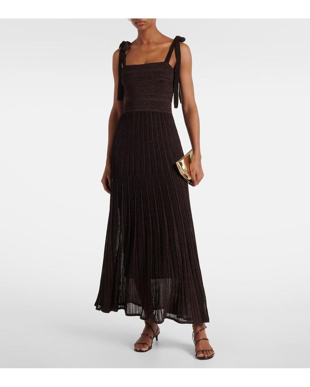 Zimmermann Black Lucky Knitted Maxi Dress
