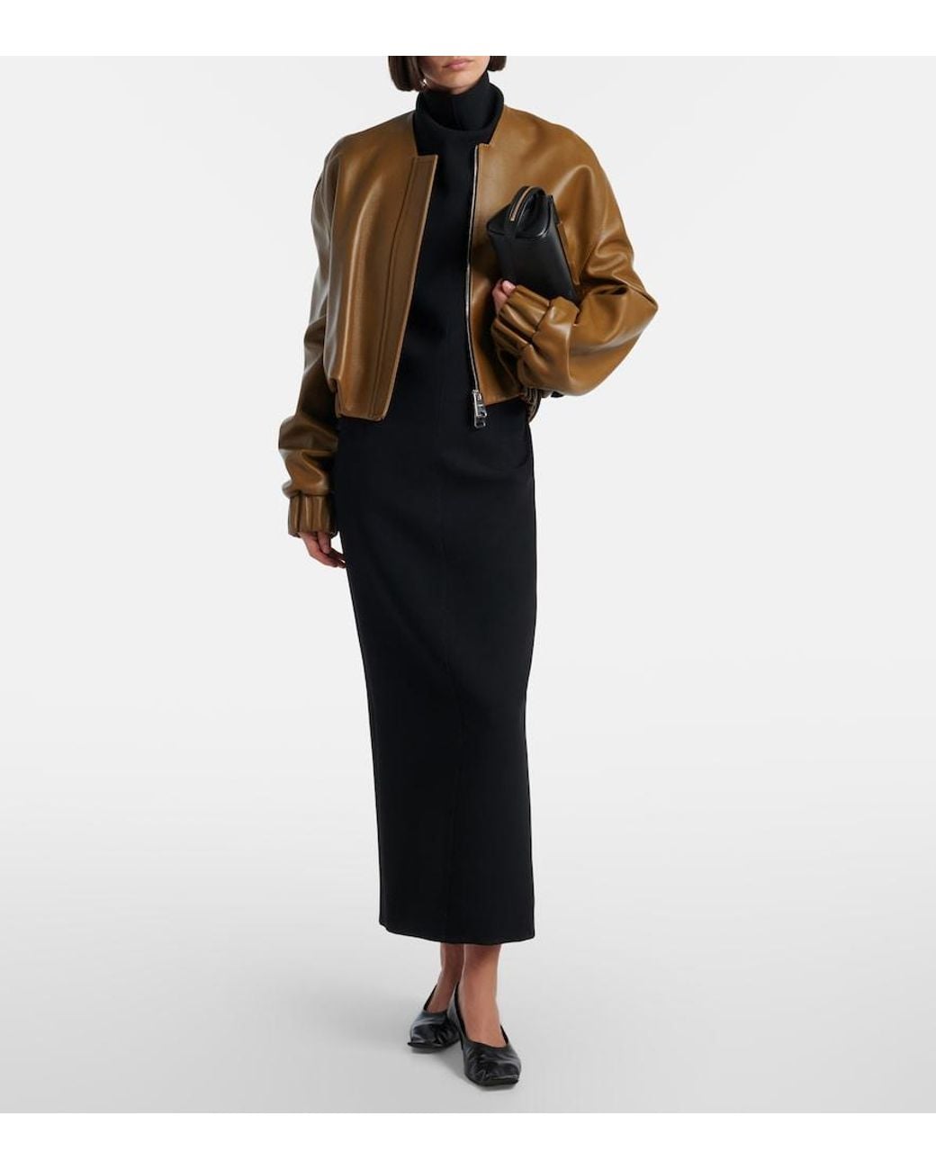Khaite Natural Cordan Leather Jacket