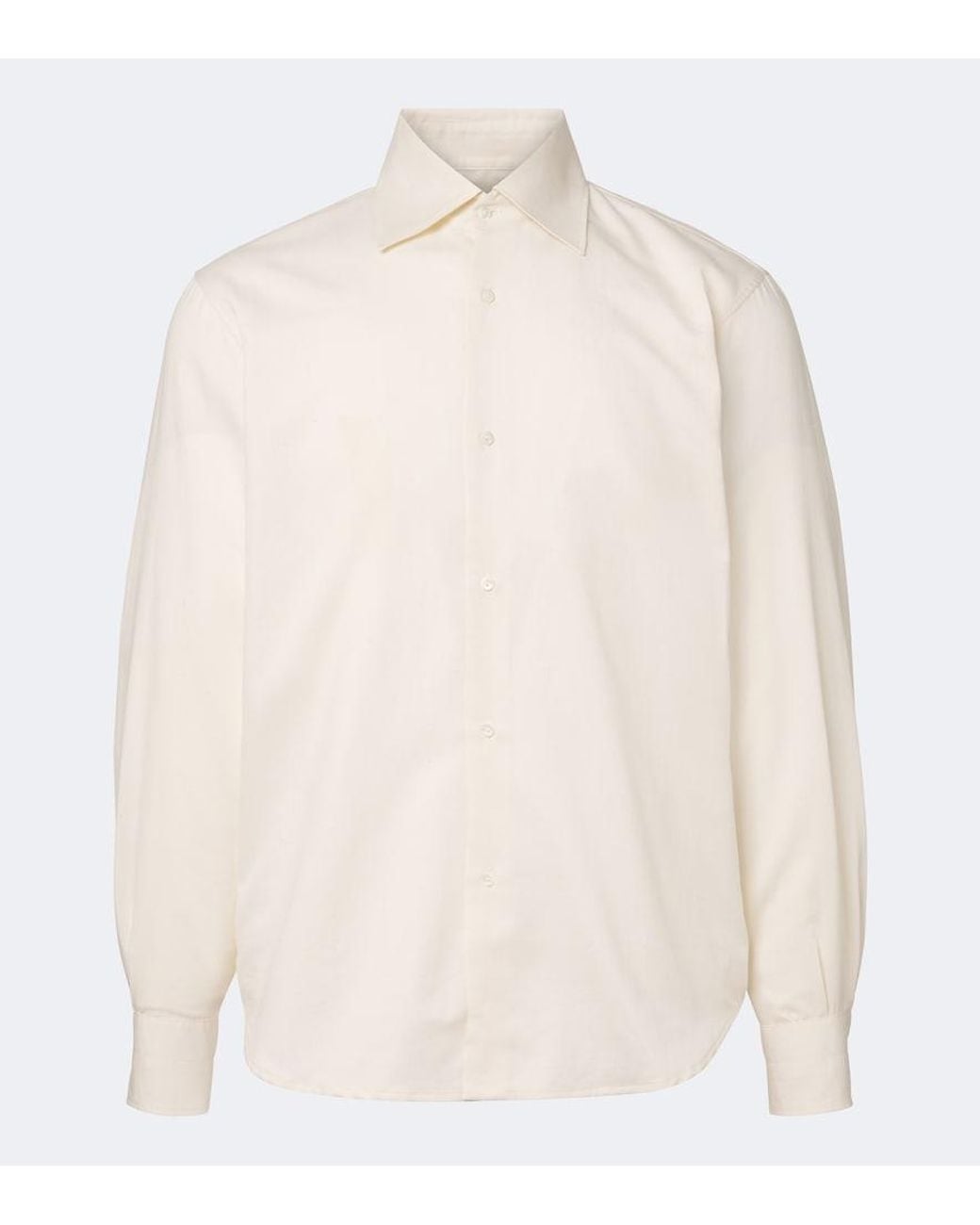 STÒFFA White Cotton And Silk Shirt for men