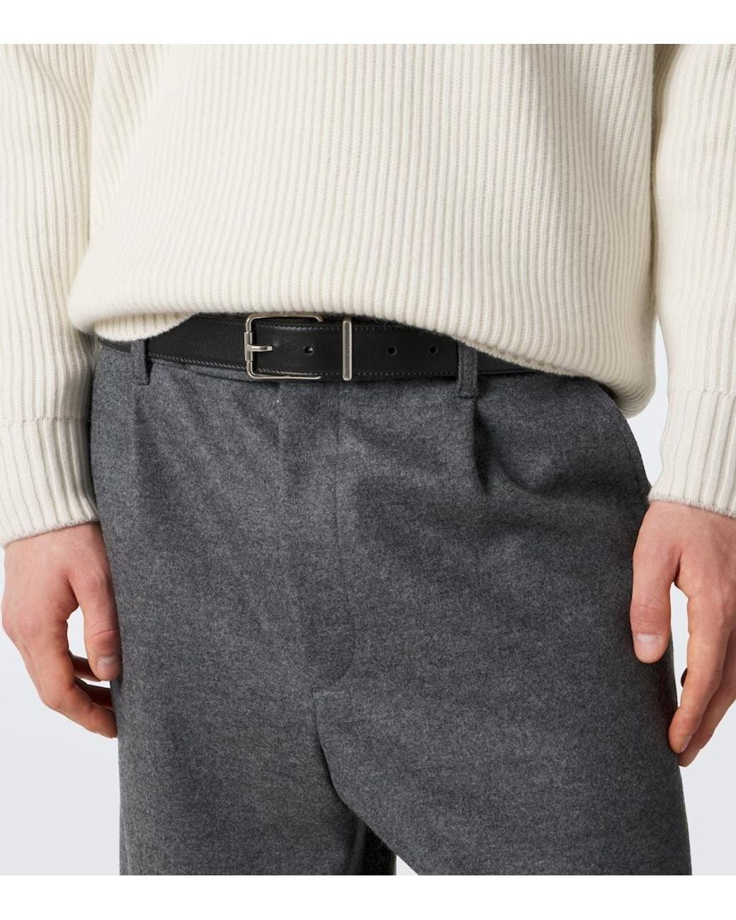 arch4 White Mr Timothy Ribbed-Knit Cashmere Sweater for men