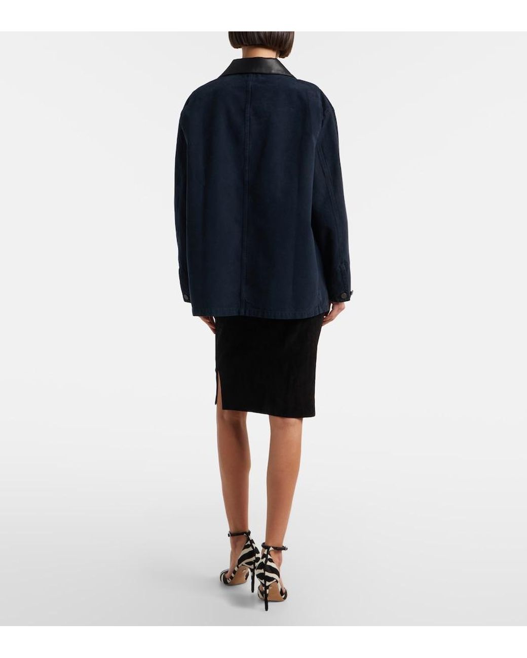 Stouls Black Gin Suede Miniskirt