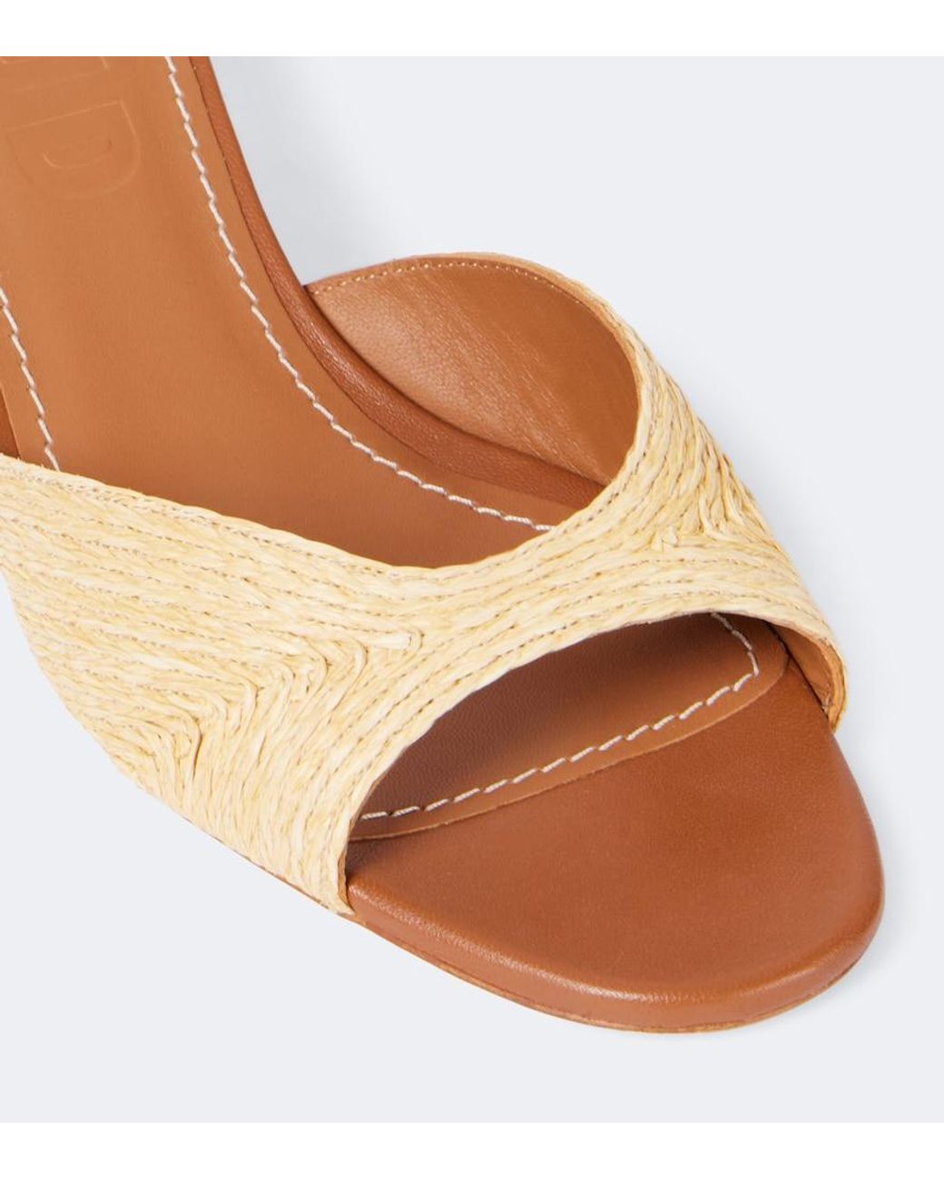 Staud Brown Pantoletten Brigitte 55