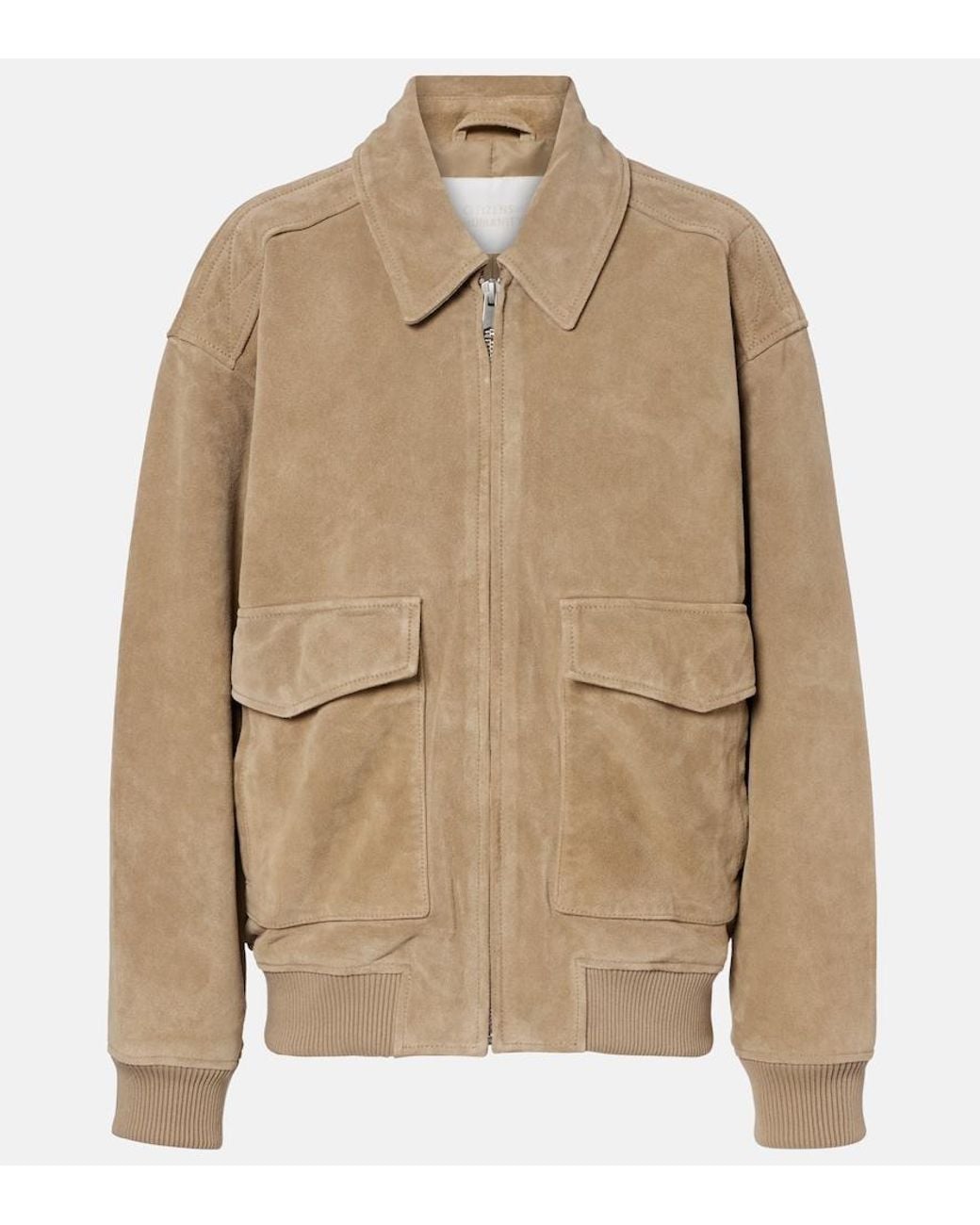 Citizens of Humanity Natural Vivienne Suede Blouson Jacket