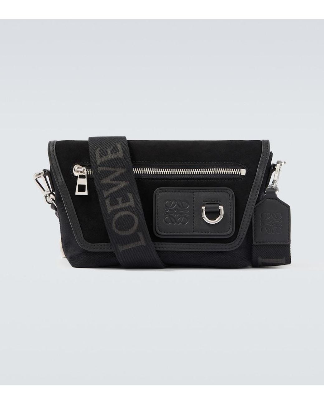 Loewe Messenger Bag Flex Mini Mit Leder in Black für Herren