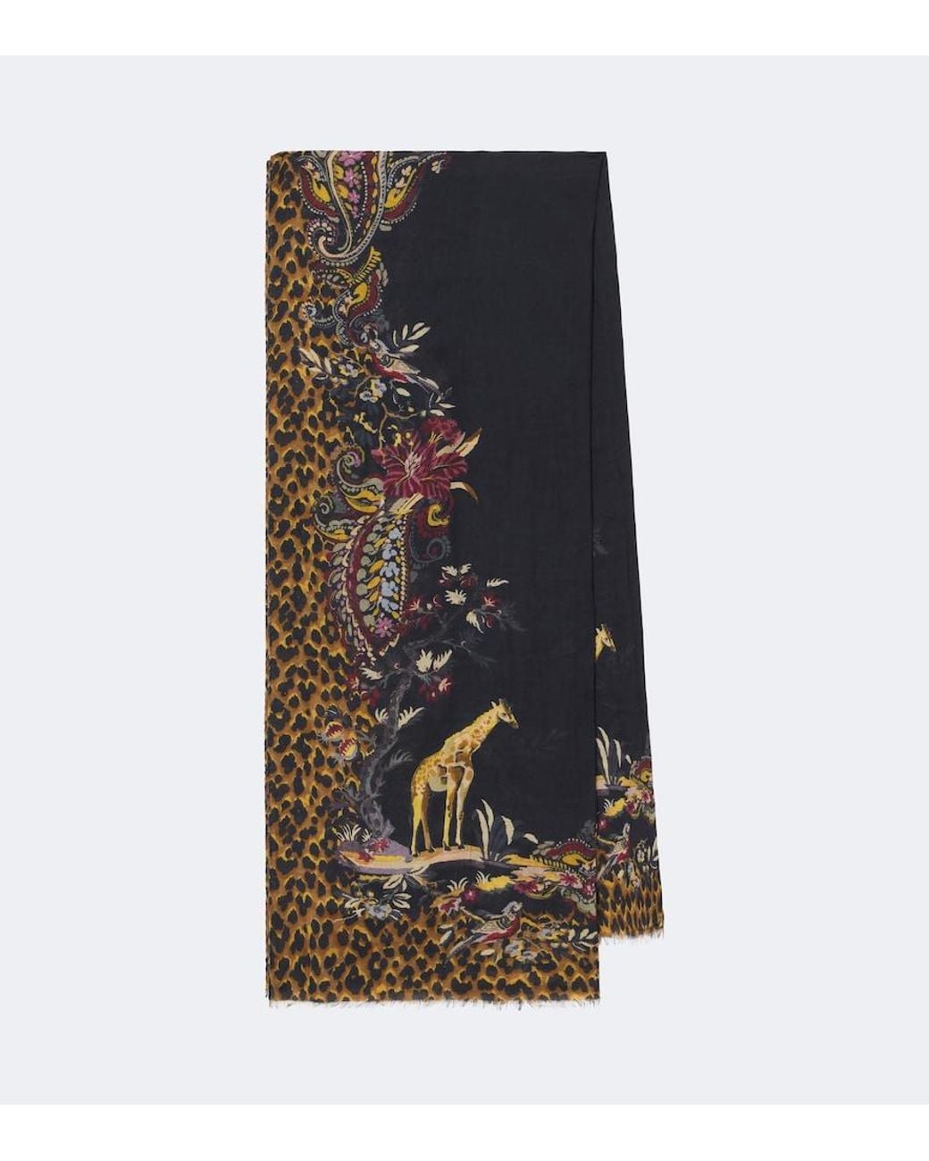 Bufanda De Cachemir Estampada Etro de color Black