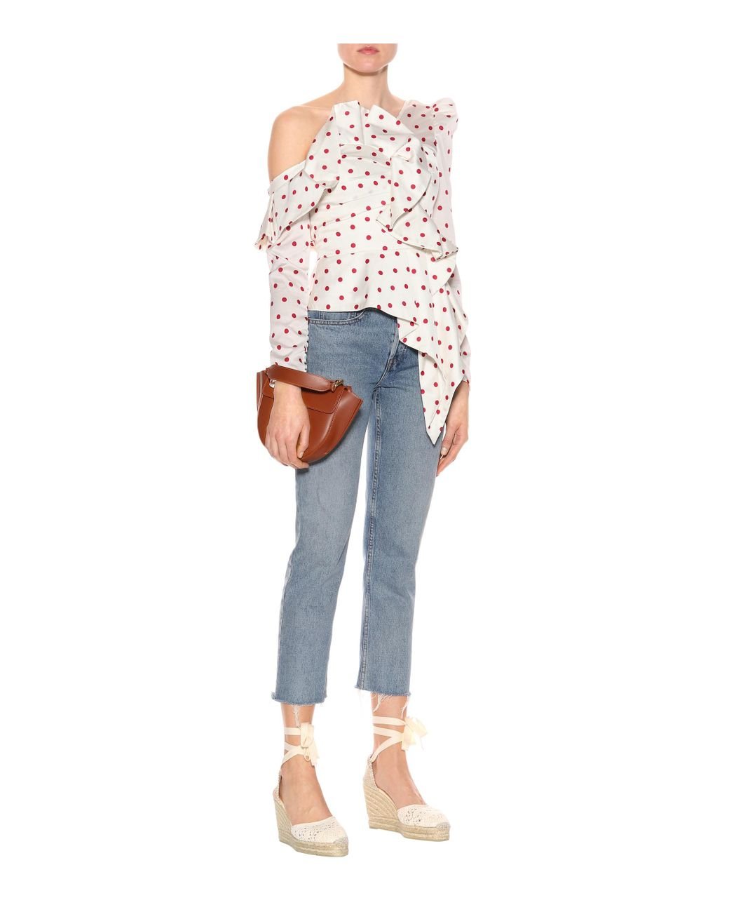 Casta er Carina Crochet Wedge Espadrilles in White Lyst