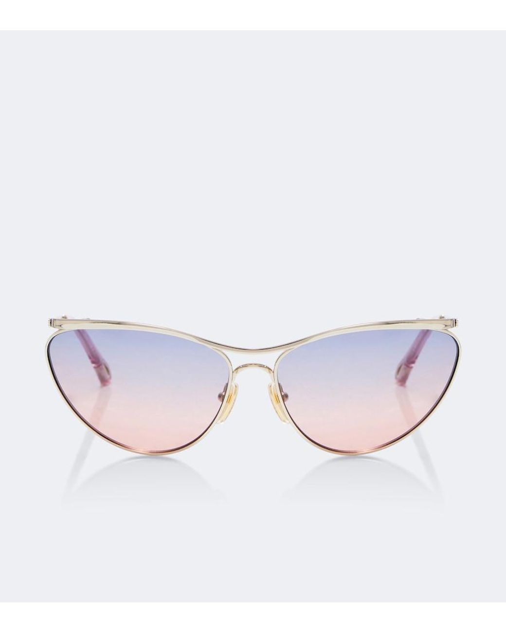 Chloé Pink Fashion Show Cat-Eye Sunglasses