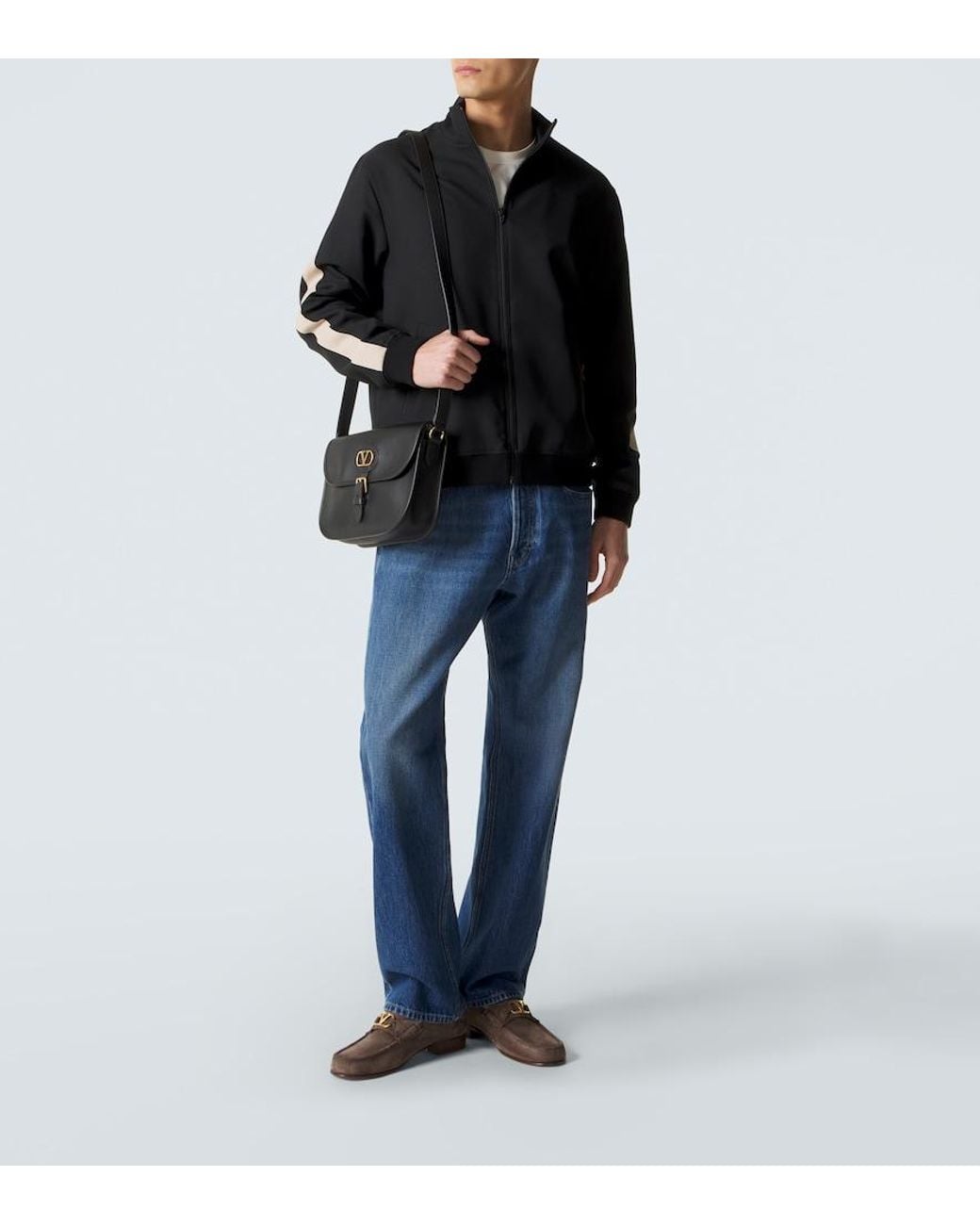 Valentino Black Jersey Sweatshirt for men
