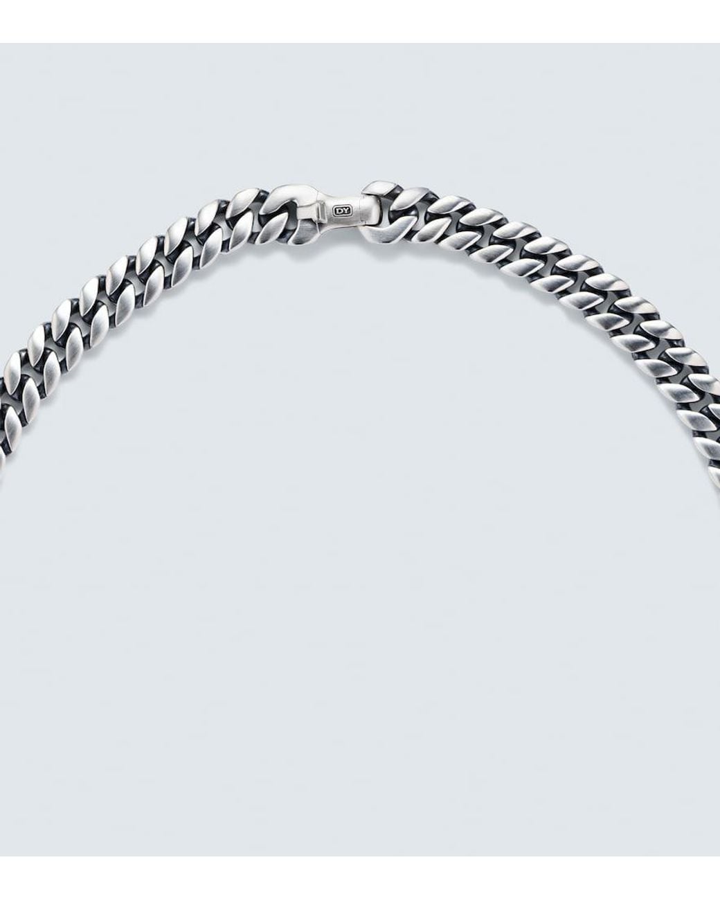 David Yurman Blue Sterling Chain Necklace for men