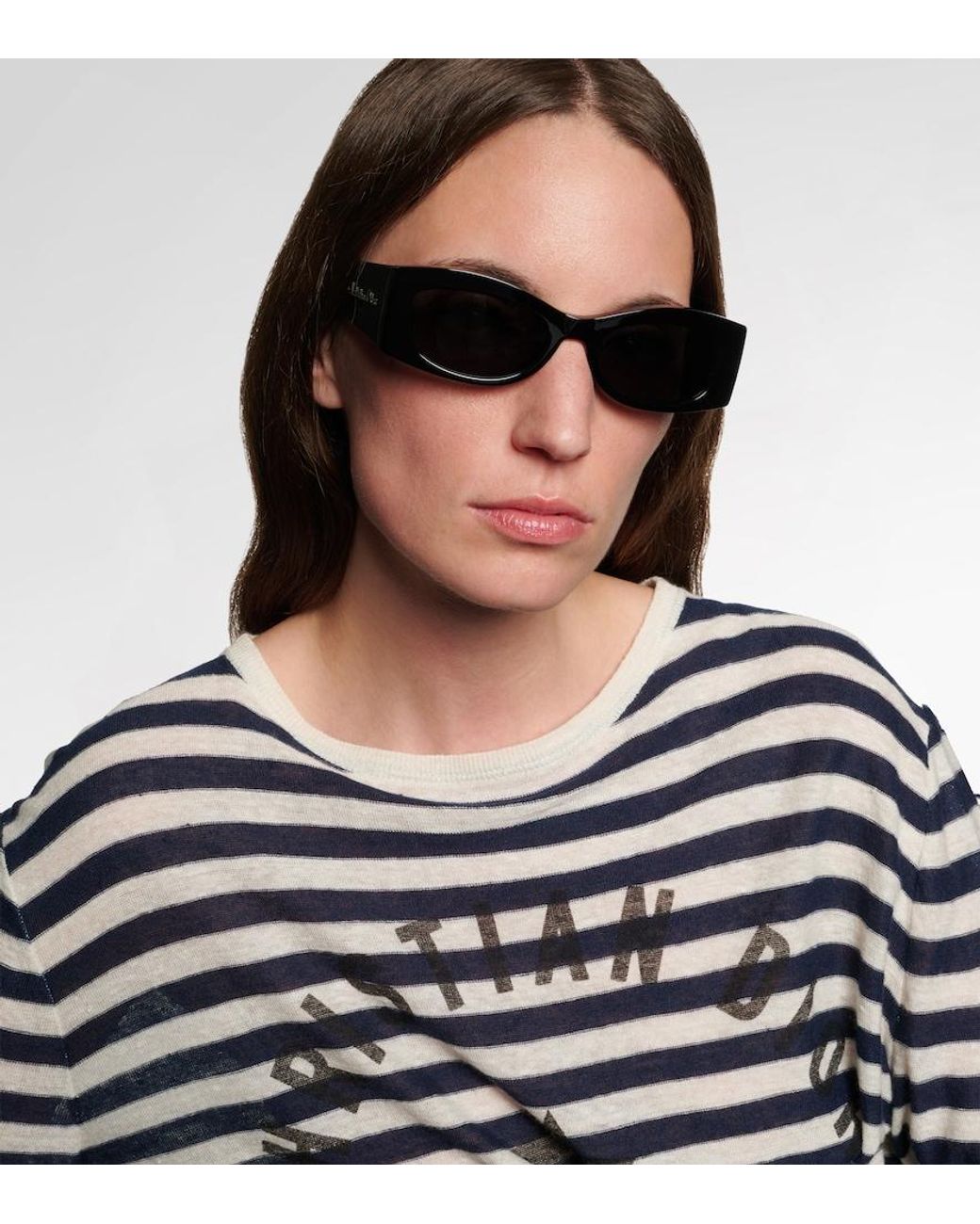 Dior Blue Diorombre S1I Rectangular Sunglasses