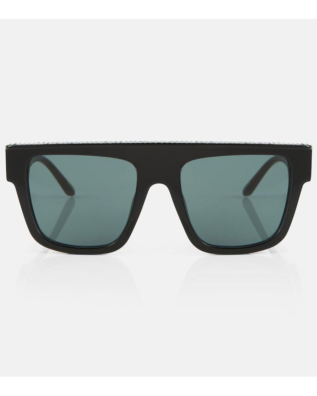 Magda Butrym Gray Square Sunglasses