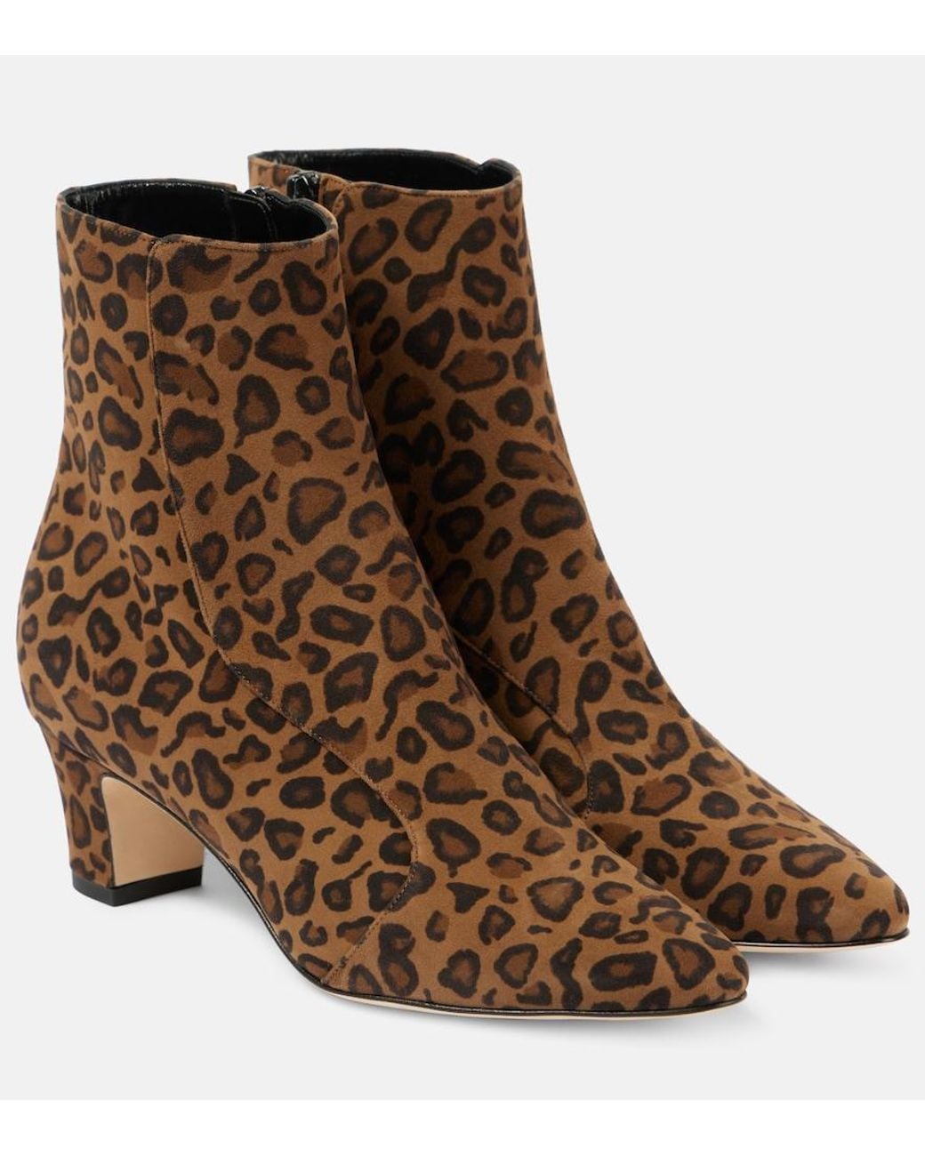 Manolo Blahnik Brown Myconia Suede Ankle Boots