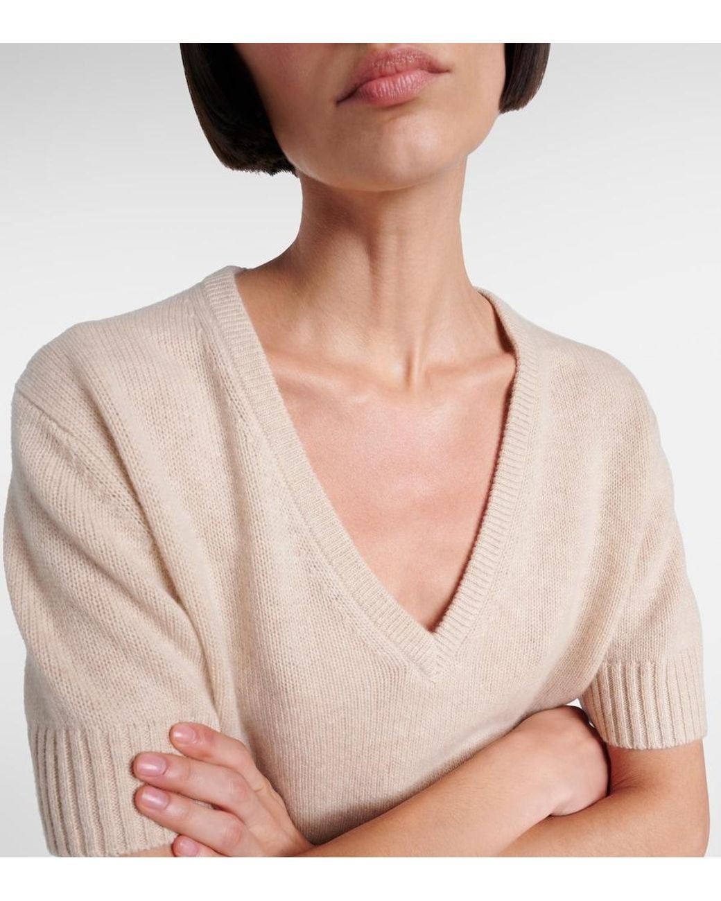 Jardin Des Orangers Natural Cashmere Top