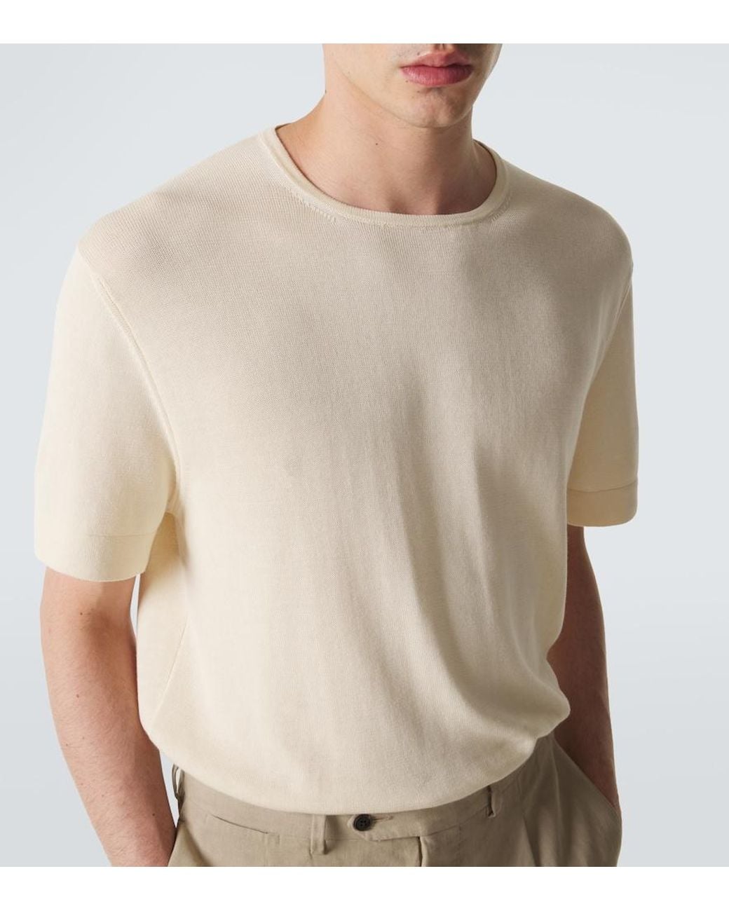 STÒFFA Pullover Aus Baumwolle in White für Herren