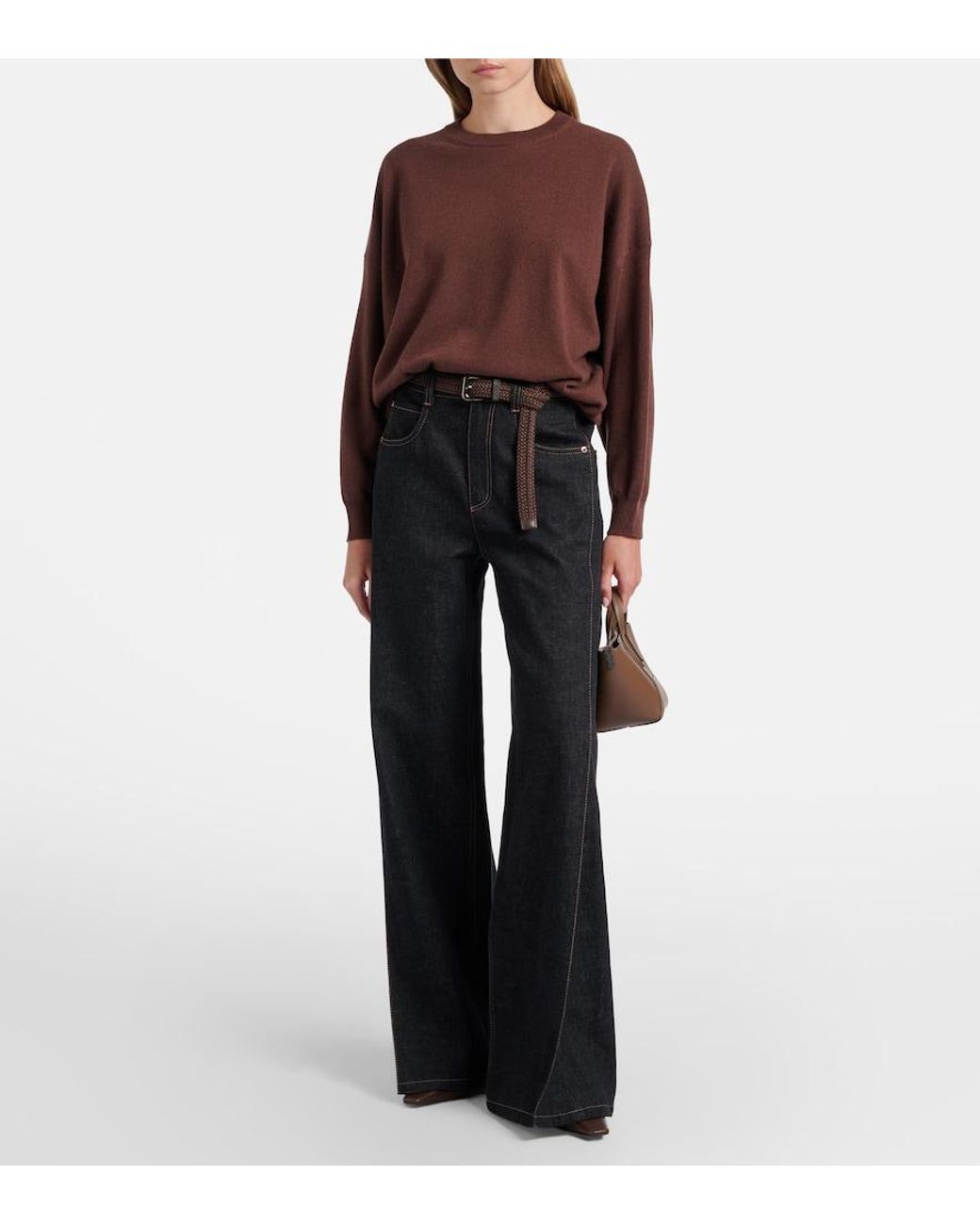 Pullover di Brunello Cucinelli in Brown