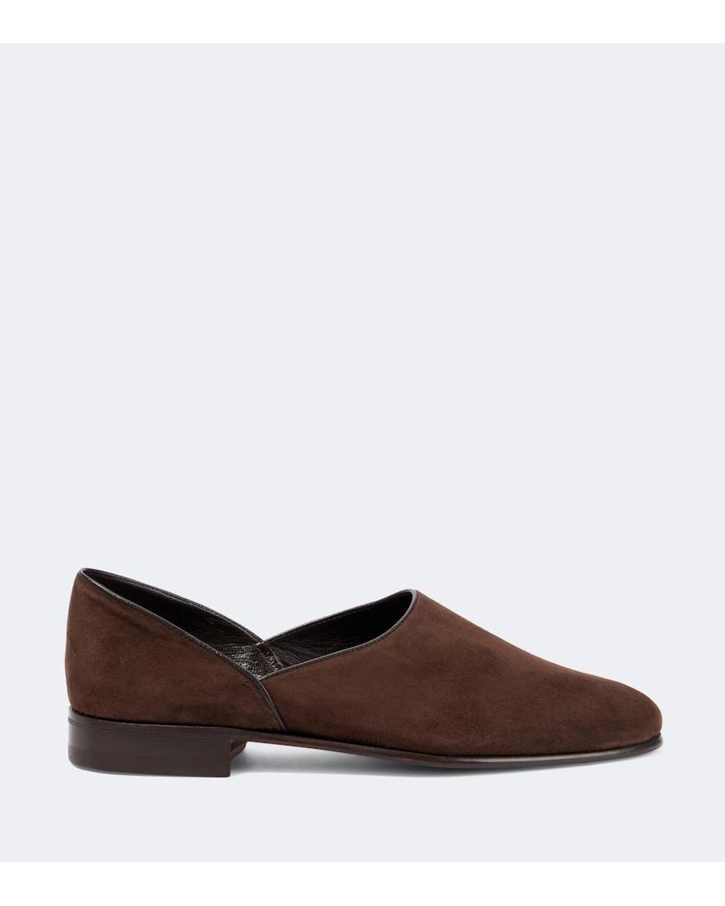 Bode Brown House Shoe Suede Loafers for men
