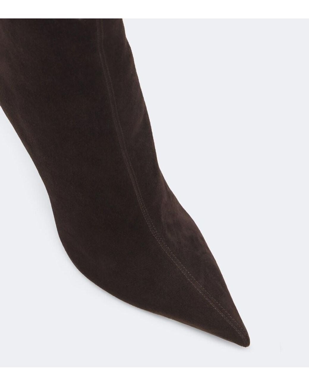Paris Texas Black Lidia Embellished Suede Knee-High Boots