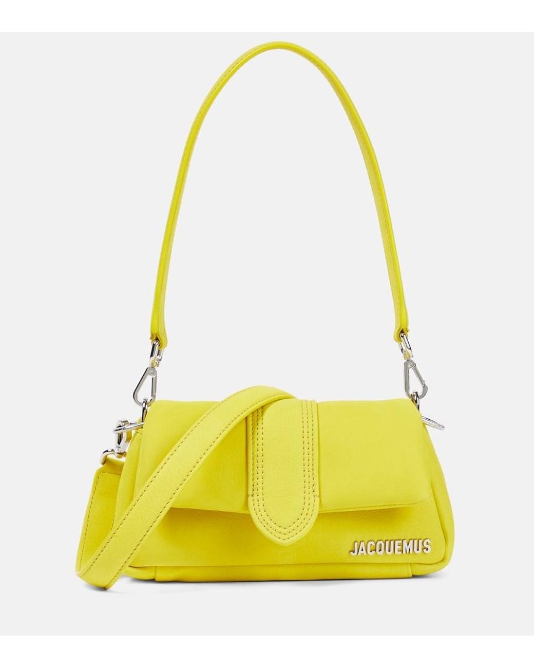 Jacquemus Yellow Le Petit Bambimou Leather Shoulder Bag