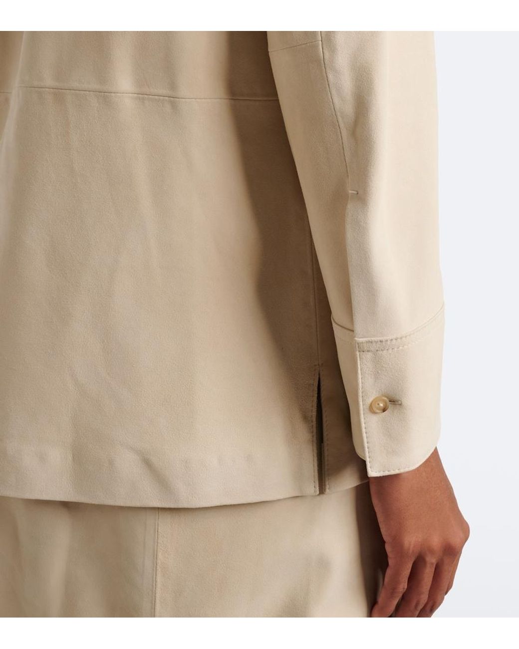 Vince Natural Suede Jacket