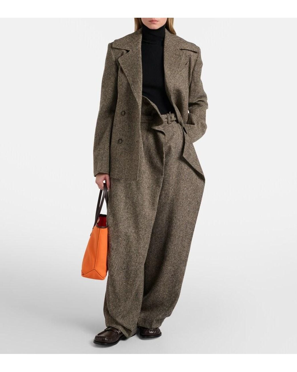 J.W. Anderson Brown Leather Loafers