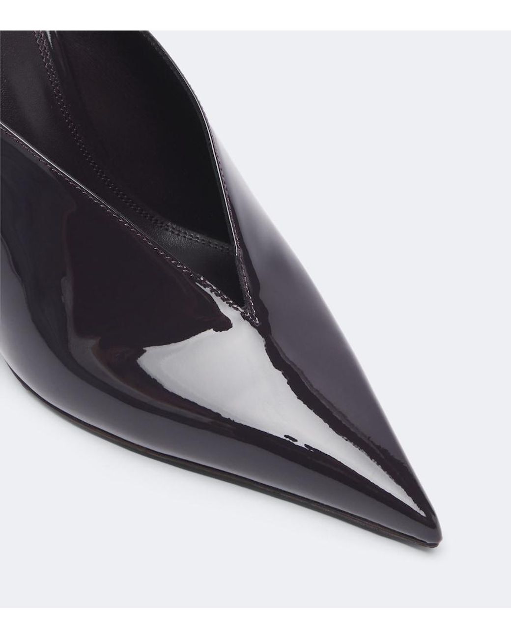 Paris Texas Blue Lidia Patent Leather Mules