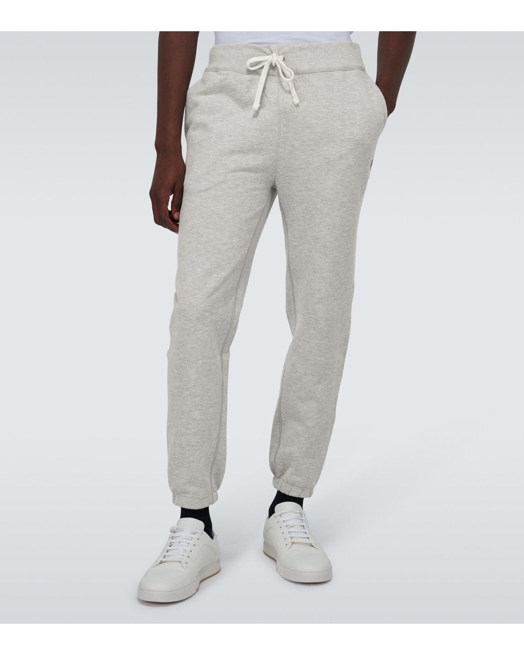 Polo Ralph Lauren Fleece Pantm3 Athletic Sweatpants in Gray for Men | Lyst