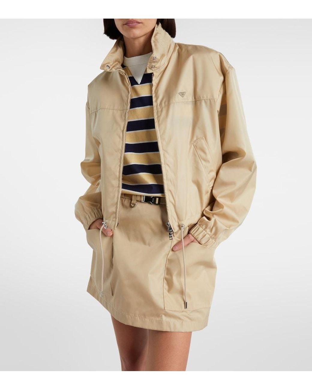 Prada Natural Re-Nylon Jacket