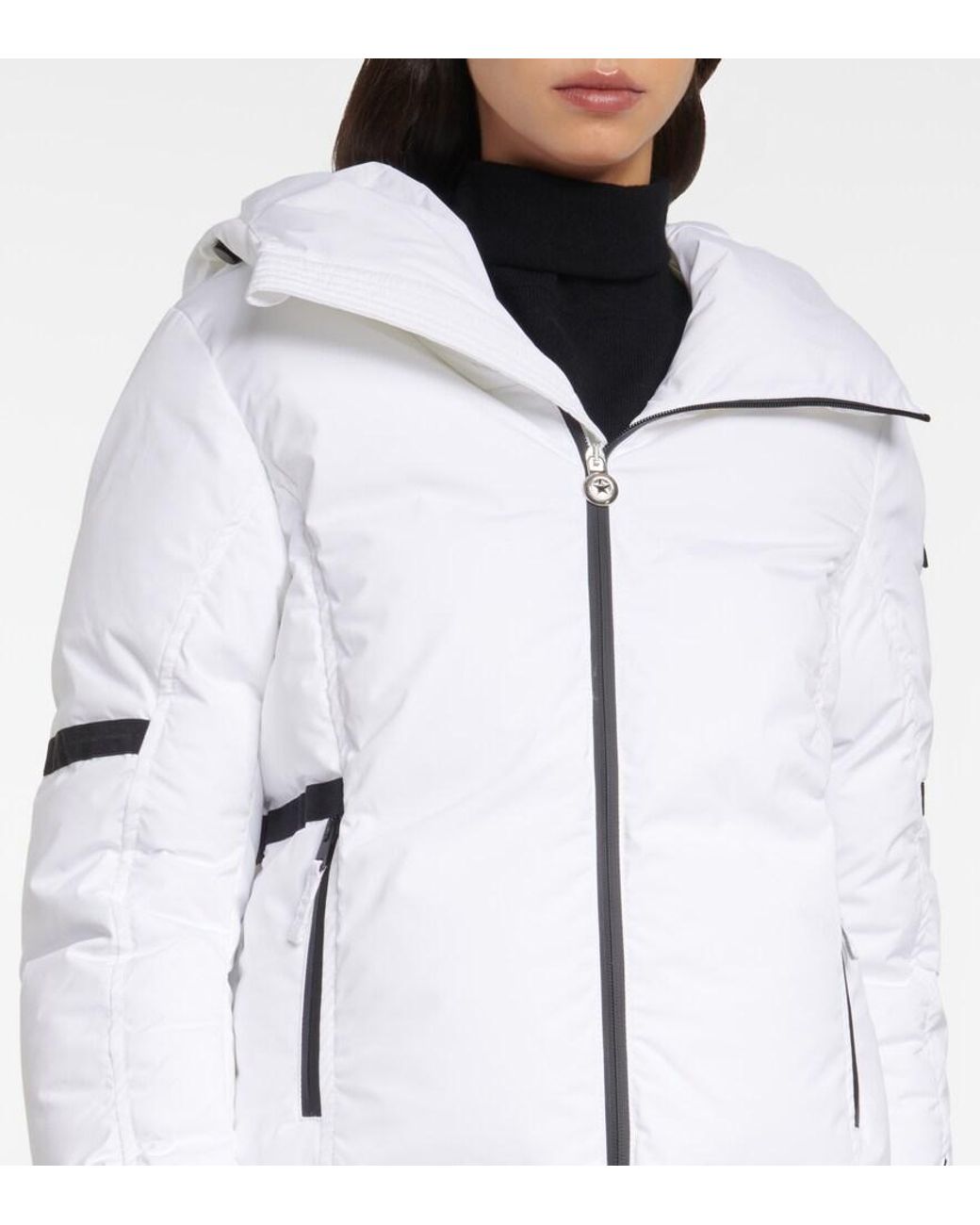 Jet Set White Julia Padded Ski Jacket